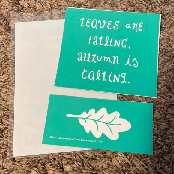 Chalk Couture Leaves Are Falling - Picture 1 of 1